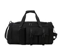 Duffle Bag, Large Waterproof Gym Bag, Multifunctional Sports Duffel with Shoe Compartment and Wet Pocket, Comfortable for Indoor, Fitness, Clothes, Towels, 22.05x11.42x10.63 Inches