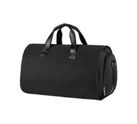 Duffle Garment Bag, Garment Bag to Take Away - Weekend Bag - Garment Bag , Convertible Travel Bag with Shoulder Strap, Weekend Bag 2 in 1 for Men and Women, Black, Unisex, Refer to description