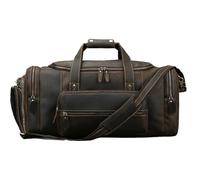 Duffle Gear Bag Big Capacity Leather Baggage Bag for Men Male Travel Bag Duffle Bags Weekender Bags On Luggage Over Night Handbags for Man for Sports, Fitness, Camping