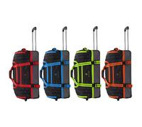 Duffle Holdall Bag with Wheels Lightweight Travel Luggage Wheeled Bag Waterproof Camping |Orange 30''|