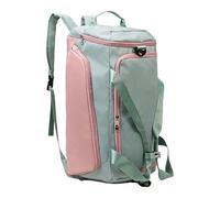 Duffle Sports Bag, Sports Bag with Shoe Compartment, Fitness Backpack, Waterproof with Shoe Compartment for Travel, Sports, University, Students, Swimming, Football, Green, see description, See