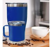 Duffy 20oz Insulated Stainless Steel Tumbler Double Wall Vacuum Insulated Travel Coffee Mug with Lid, Powder Coated Leak-Proof Great for Ice Drinks and Hot Beverage - Dark Blue