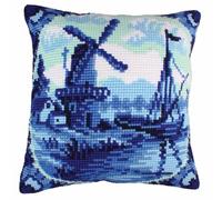 Duftin 5200 Earthenware Delft Windmill Cushion Large Bore Kit 50 Multi-coloured 45 x 0.1 cm