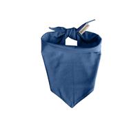Duggyta Solid Navy Dog Bandanas, Soft Cotton Adjustable Triangle for Small Dogs Boy & Girl, Customizable with Iron-On Patch, Available for All Seasons Style Pet Accessories