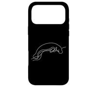 Dugong Line Art Marine Mammal Minimalist Ocean Wildlife Case for iPhone 17 Pro Max