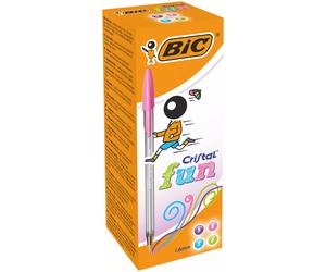 Długopis zamykany Cristal Fun Mix Kol Bc pudełko A 20 BIC