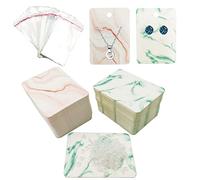 DUGYIRS 200 Pieces Earrings Display Cards with 200 Pieces Self-Adhesive Sealing Bags and 400 Pieces Earring Backs,Paper Display Cards for Packaging Necklaces Jewelry Earrings Display(Green,Pink)
