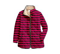 DUHGBNE Navy Jacket womenPrinted Plus Size Women's Winter Quilted Long Sleeved Button Down Lightweight Padded Largewinter Jackets for Women UK Warm Waterproof