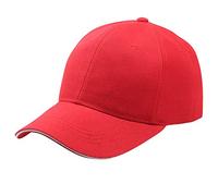 DUHGBNE Snapback Baseball Man Adjustable Women Hat Hip Hop Baseball Caps for Men Cap Black, red, One Size