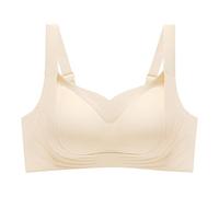 DUHGBNE Viral Jelly Bra Jelly Bra Plus Size Seamless Wireless for Women Soft Full Coverage Push Up Comfort High Impact Bars Support Padded Party Dresses for Women UK