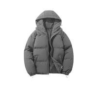 DUHGBNE Women Winter jacketWinter Jackets for Women UK Lined Padded Jackets Coat Quilted Down Puffer with Hood Outdoor Skiing Coats Warm Windproof Flong Black Hooded Puffer Jacket