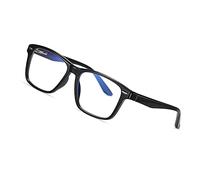 DUHKP Distance Glasses For Men Women Eyeglasses They are not reading glasses (Black, -2.00)