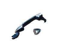 DUHNXUJ Car Door Handle for Accord for Sedan 2013-2015 Rear Left Or Fight 1pc Chrome Smooth Exterior Car Door Handle(Rear Left)