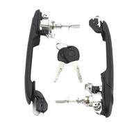 DUHNXUJ Car Door Handle for VW for Polo 6N 6N1 6N2 Front Left Right Door Handle with Lock Barrel