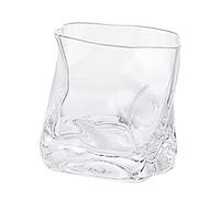 Duiaynke Glass Cup Coffee Mug Wine Glass Beer Mug Drinkware Heat Resistant Water Cup for Wedding Decor Bar Party (Transparent)