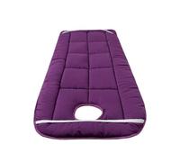 Duiaynke SPA Massage Table Pad Facial Bed Cushion Practical Anti Slip Fashion Soft Bed Mat Beauty Salon Mattress for Bathrooms Saunas (Purple)