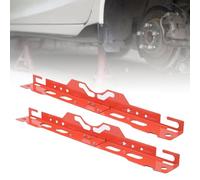 DUIMIMI 2 Sets Complete Wheel Alignment Tool Kit Precise Measurement Alloy Steel Portable Home Use Universal Toe Alignment Plates for Rear Wheel Drive Car Truck Vehicles Orange
