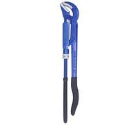 Duimimi 45 Degree Bent Nose Pipe Wrench, Adjustable Jaw Wrench for Plumbing, High Carbon Steel, Metrication Universal for Bathroom and Sewer Hose Plumbing, 0-70mm Opening (1.5in)