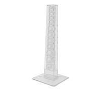 DUIMIMI Acrylic Makeup Brush Holder, Large Capacity Brush Organizer for Vanity, Multifunctional Makeup & Nail Pen Display Stand, Brush Storage Rack (Transparent)