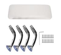 DUIMIMI Detachable Nail Art Hand Pillow with Stainless Steel Support Legs, Microfiber PU Leather Cushion for Nail Art Practice, Press On Nails Stand, Salon Arm Rest