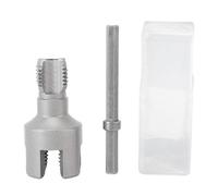 DUIMIMI G1/2 Fast Threading Internal External Pipe Threader, 40Cr Alloy Steel Electric Drill Compatible Pipe Thread Cutting Tool with Connecting Rod & Storage Box, Plumbing Repair