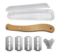 DUINIU 1 Set of Bread Cutting Knives, Curved Wooden Handle Cutter, French Bread Cutter, DIY Bread Cutting Tools, Suitable for Restaurants, Family Gatherings, Holiday Parties