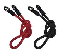 DUINIU 2 Pieces of Mirrorless Long Camera Straps, Camera Straps, Mountaineering Rope Camera Straps, Hand-Sewn Camera Straps (Black, Red)