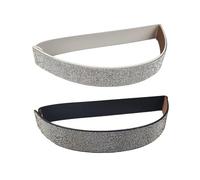 DUINIU 2 Pieces of Rhinestone Women's Belts, Adjustable Belt, Imitation Leather Alloy Waist Jewelry, Crystal Belt.