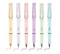 DUINIU 6-Pack Forever Writing Pencils, Inkless Pencils, Infinite Pencils, No-Sharpening Pencils, Reusable Replacement Pen Tips, Suitable for School Offices and More