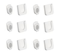 DUINIU 6-Piece Magnetic Remote Control Holder, Wall-Mounted Remote Control Holder, White Remote Control Wall Holder, Tv Controller Holder, Very Suitable for Home and Office Use