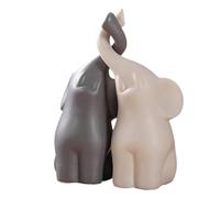 DUINIU Elephant Statues - Animal Gifts, Table Decorations, Elephant-Themed Decor for Couples