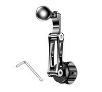 DUIPAIAS Rotating Ball Head Extenders for 17mm Ball Joint Extension Arm | Adjustable Angles, Aluminum Rod, Female to Male Head Adapter, Car Air Outlet Vent Phone Stand, Map Mount Holder
