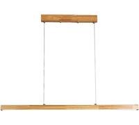 DUIRHNFV Wooden Pendant Light LED Lighting Fixture for Dining Room Kitchen Island Adjustable Suspension Hanging Light for Billiard Pool Table Wood Linear Island Lights