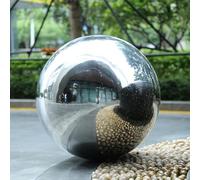 DuiXinn 16" Garden Gazing Ball 201 Stainless Steel Metal Balls Mirror Polished Hollow Ball For Home Garden Patio Lawn Outdoor And Indoor Decorative