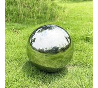 DuiXinn Garden Decor Stainless Steel Gazing Balls Outdoor Floating Ball Reflective Mirrors Ball Ornaments Sphere for Home Shop Decoration(350mm/14inch)
