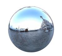 DuiXinn Stainless Steel Silver Gazing Ball Outdoor Garden Decoration 400mm/16inch
