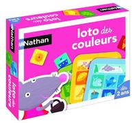 Dujardin Nathan Colour Loto - Discover and Name Colours - Educational Game - Play with Family - For Children aged 2 Years and Above