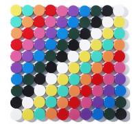 DUJEQM Fridge Magnets, 100 Pack 10 Colors Strong Magnet - Small Magnets for Whiteboard, Notice Board, Planning Boards - Round Magnet Cute Heavy Duty Mini Magnets for Crafts, Classroom, Office, School