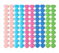 DUJEQM Fridge Magnets - 100 Pcs Heart Strong Magnet, Decorative Small magnets for Whiteboard, Crafts & Notice Boards - Heavy Duty Magnets Cute Mini Magnet for Adults, Office, Kitchen, School, 5 Colors