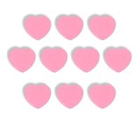DUJEQM Fridge Magnets 10PCS - Pink Heart Mini Magnets, Small Strong Magnet for Notice Board, Office, Kitchen, Home, Classroom, Crafts - Cute Decorative Whiteboard Magnets for School & Office Supplies