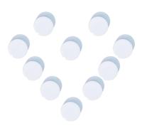 DUJEQM Fridge Magnets 10PCS White, Strong Magnet Mini Round Decorative Magnets, Heavy Duty Whiteboard Magnets for Home, School, Kitchen & Office - Small Cute Magnet for Adults, Crafts, Notice Board