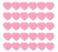DUJEQM Fridge Magnets 30PCS - Pink Heart Mini Magnets, Small Strong Magnet for Notice Board, Office, Kitchen, Home, Classroom, Crafts - Cute Decorative Whiteboard Magnets for School & Office Supplies