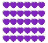 DUJEQM Fridge Magnets 30PCS - Purple Heart Mini Magnets, Small Strong Magnet for Notice Board, Office, Kitchen, Home,Classroom, Crafts - Cute Decorative Whiteboard Magnets for School & Office Supplies
