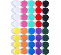 DUJEQM Fridge Magnets, 40 Pack 10 Colors Strong Magnet - Small Magnets for Whiteboard, Notice Board, Planning Boards - Round Magnet Cute Heavy Duty Mini Magnets for Crafts, Classroom, Office, School