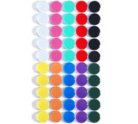 DUJEQM Fridge Magnets, 50 Pack 10 Colors Strong Magnet - Small Magnets for Whiteboard, Notice Board, Planning Boards - Round Magnet Cute Heavy Duty Mini Magnets for Crafts, Classroom, Office, School