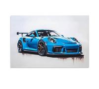 Car Poster 911 GT3RS Posters Racing Car Wall Art Vintage Car Posters For Men Car Art Prints 911 Canvas Framed Unframe-style 18x12inch(45x30cm)