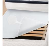 DUJUIKE Mattress Underlay with Grip Pads, Mattress Non Slip Mat for Bed, Cushion Slide Stopper and Gripper Protector Keep Bed and Topper Pad from Sliding (Grey, 140 x 200 cm)