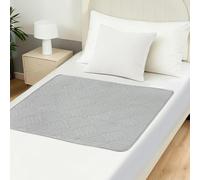 DUJUIKE Washable Incontinence Bed Sheets for Adults & Kids | Super King | 100% Waterproof Mattress Protector | Reusable Waterproof Bed Wetting Sheets | Absorbent Bed Protector | Reusable Grey Bed Pads