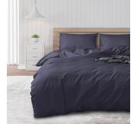 DUJUIKE Waterproof Duvet Cover, Duvet Protector, 100% Waterproof, Anti-Incontinence, Suitable for Pets, Cats and Dogs, Children, Elderly, Double Zipper (Dark Navy, 220 x 230 cm)