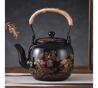 DUJUST Traditional Japanese Tea Pot - Black